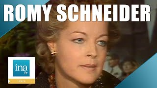 1982  Romy Schneider la dernière interview  Archive INA [upl. by Ahsilram497]