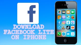 How to download Facebook lite on iphone [upl. by Osbourn]