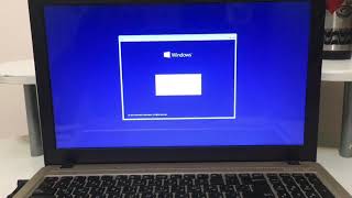 How to install Windows 10 on Asus X540 Laptop  Enable USB Boot in Bios Settings endless to windows [upl. by Lambrecht]