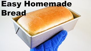 How to make Homemade Bread  EASY Recipe [upl. by Derraj]