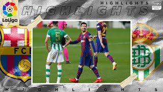 FC Barcelona 5  2 Real Betis  HIGHLIGHTS amp GOALS  1172020 [upl. by Resneps]