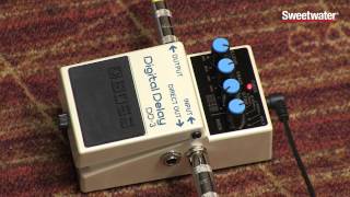 BOSS DD3 Digital Delay Pedal Review  Sweetwater Sound [upl. by Oriana]