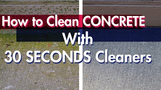 How to Clean Concrete Without A Pressure Washer [upl. by Jaret]