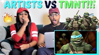 Epic Rap Battles of History Season 3 Finale quotArtists vs TMNTquot REACTION [upl. by Nazay]