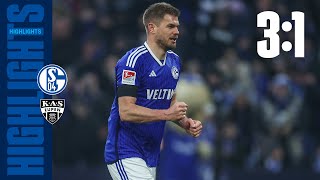 Sieg im letzten Test der Vorbereitung  HIGHLIGHTS  FC Schalke 04  KAS Eupen 31 [upl. by Haldeman]