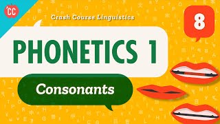 Phonetics  Consonants Crash Course Linguistics 8 [upl. by Pani]