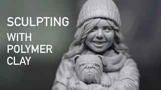 Sculpting with Polymer Clay  Timelapse [upl. by Animlehliw]