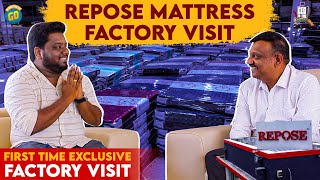 Repose Mattress Factory Visit  First Time Exclusive Factory Visit  CEO In The House Blacksheep Go [upl. by Dhumma]