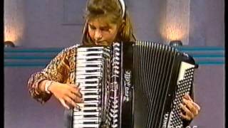 Monika Kahl 13 years old playing accordion live on GMSA [upl. by Ennaegroeg776]