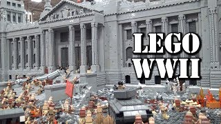 Huge LEGO WWII Battle of Berlin Reichstag Attack [upl. by Nevaj]