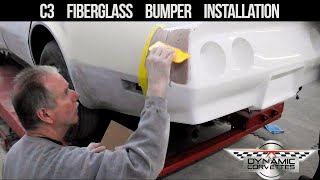 C3 Corvette Bumper Installation Short [upl. by Crispen]