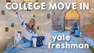 COLLEGE MOVE IN 2021 YALE FRESHMAN YEAR australian student  VLOG [upl. by Itsim]