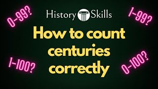 How do you correctly number centuries in history [upl. by Nyrehtak515]