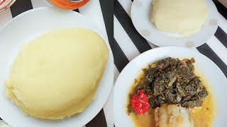 FUFU CONGOLAISE RECETTE [upl. by Brigitta418]