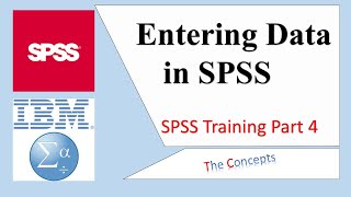 How to enter data in SPSS Lesson 4 [upl. by Borreri135]