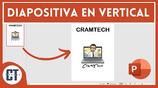 Poner DIAPOSITIVAS en VERTICAL en POWERPOINT [upl. by Johnson77]