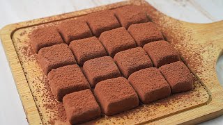 Chocolate Truffle Recipe With 2 Ingredient  Condensed Milk Chocolate Truffles  Yummy [upl. by Enelyar]