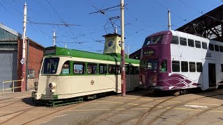 Blackpool Heritage Trams 2022 [upl. by Anhsirk]