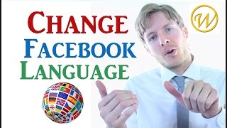 How to change Language on Facebook to English [upl. by Yluj777]