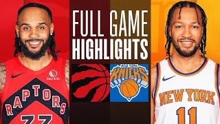 RAPTORS at KNICKS  FULL GAME HIGHLIGHTS  January 20 2024 [upl. by Livesay]