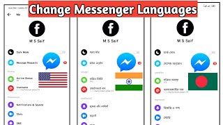 Change Facebook Messenger Language in 2023 [upl. by Mack]