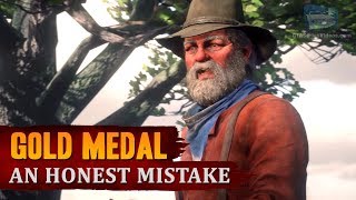 Red Dead Redemption 2  Mission 34  An Honest Mistake Gold Medal [upl. by Ahsiela553]