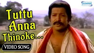 Tuttu Anna Thinoke  Jimmi Gallu  Vishnuvardhan kannada old songs [upl. by Wivestad]