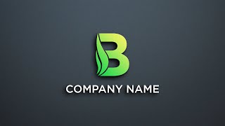 Letter B Logo Tutorial in Adobe Illustrator [upl. by Jesh]