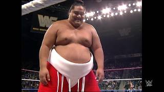 Yokozuna makes his WWE debut WWE Superstars Oct 31 1992 [upl. by Hsilgne]