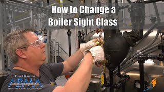 How to Change a Boiler Sight Glass  Boiling Point [upl. by Harbot]