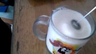 Aerolatte Review Frothing Cold Milk In Under 1 Minute [upl. by Fellows837]