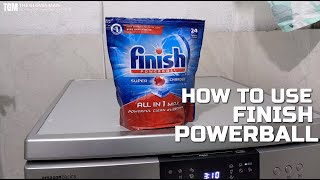 How To Use Finish Powerball Tablets [upl. by Annaeerb]