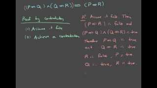 Propositional Logic 6 quotTransitivity of Implicationquot [upl. by Malilliw]