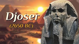 Djoser  Ancient Egyptian Pharaoh  First King of 3rd Dynasty [upl. by Lekkim]