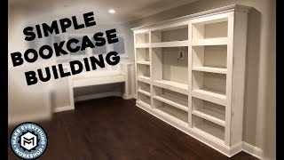 Building A Simple Book Case Woodworking How To [upl. by Dranal]