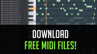 Free MIDI Files for Producers [upl. by Ateuqal]