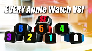 Ultimate Apple watch Comparison Series 123456 amp SE [upl. by Arlana]