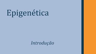 Epigenética [upl. by Noryb]